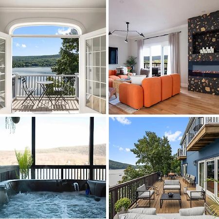 Lakeview House - Hot Tub - Firepit - Stunning Views - Spacious Deck - Cozy Living Room - Bar Greenwood Lake Exteriér fotografie