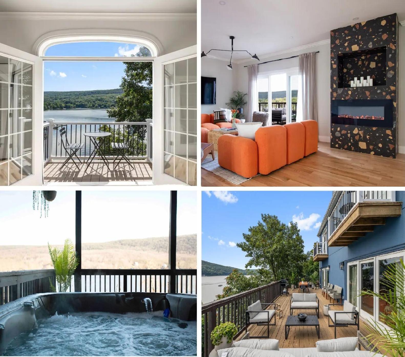 Lakeview House - Hot Tub - Firepit - Stunning Views - Spacious Deck - Cozy Living Room - Bar Greenwood Lake Exteriér fotografie
